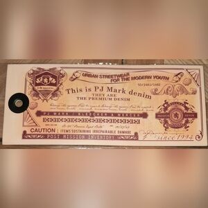 FREE with PURCHASE  PJ MARK Denim Clothing Tag